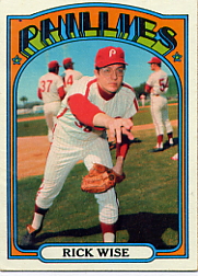 1972 Topps Baseball Cards      043      Rick Wise